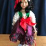 New Collectable Porcelain Gypsy Doll Image 2
