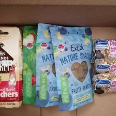 Small animal snacks x7 rabbits guinea pigs hamster mice birds etc