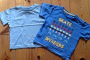 Two Blue Teeshirts - NEXT &amp; St Bernard.