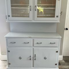vintage kitchen cabinet