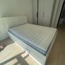 double bed with mattress/ Headboards/ ikea Image 3