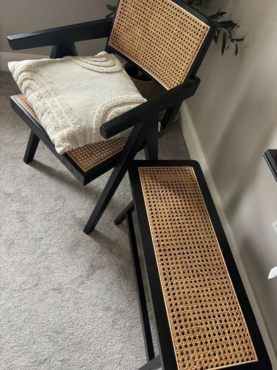 Rattan Chair & Bench set