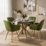 Jupiter X Frame Loft Extendable Dining Table  from 100-140 Image 3