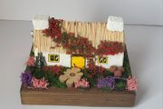 Handcrafted tiny wooden cottage