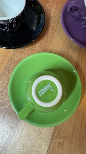 Bialetti Espresso Cups with Matching Saucers.