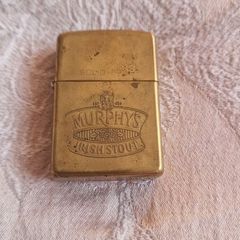 Vintage Zippo Murphy's Irish Stout Brass Lighter 1989