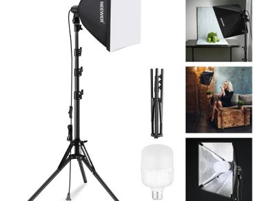 Neewer Softbox Kit - Brand new in box + free studio bulb