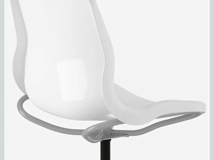White Ikea Swivel chair