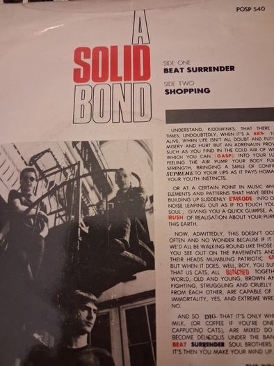 The Jam - Beat Surrender - 1982 vinyl 7"