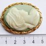 Vintage Green Cameo Pendant Image 5