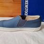 Birkingstock barrie slip ons Size 5 eu 38 blue canvas brand new boxed Image 7