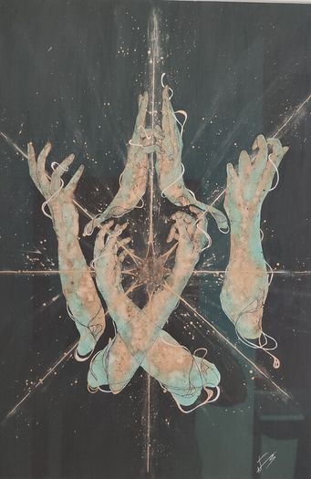 Original framed watercolour painting