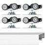 5ft Double Door Hardware Kit Aluminium Track System Image 6