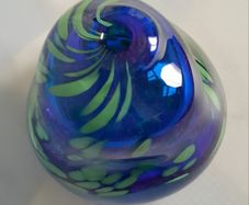 Hand Blown Art Glass - Paperweight - Bud Vase
