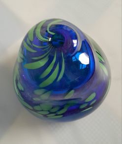 Hand Blown Art Glass - Paperweight - Bud Vase