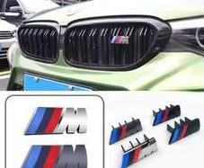BMW M Power performance Mpower Car Front Grille Badge Emblems Stickers for BMW M M1 M3 M4 M5 M6 M7 X6 E46 E39 E90 E60 E36 F30 F10 E34 X5 E53 E30 F20 E92 E87