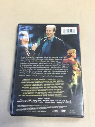 Nearest To Heaven Region 1 Dvd W/ Catherine Deneuve - Willian Hurt
