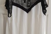PLUS SIZE (XL) City Chic Ivory / Black Lace Top. New