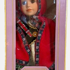 New Regency Fine Arts Little Red Riding Hood Porcelain Doll - Collectors Edition