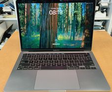 2020 MacBook Pro 13-inch M1 (A2338) 16GB RAM 500GB SSD Space Gray macOS Sequoia 15.5 , Battery Cycle: 370 (Was MDM Framework)