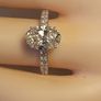 14ct White Gold 2.24 carat Lab Diamond Solitaire Ring With Diamond Svcents Image 10
