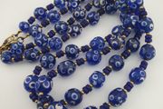 Antique Venetian Style Thousad Eyes Glass Beads Necklace