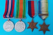 World War 2 Set of 4 Medals