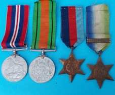World War 2 Set of 4 Medals