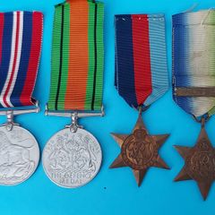 World War 2 Set of 4 Medals