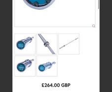 JORDAN Olympic Pro Barbell (was 328 Euro New!