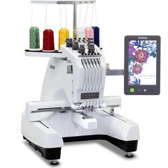 Brother PR680W 6-Needle Embroidery Machine + PE-Design 11  Excellent Condition