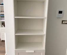 IKEA BRIMNES Bookcase, White, 60x190x35 cm, with two drawers