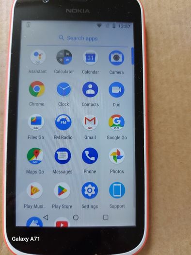 Nokia 1 Mobile Phone, Model TA-1060, 8GB, in excellent condition