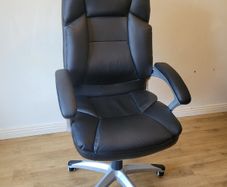 Office chair Black Faux Leather