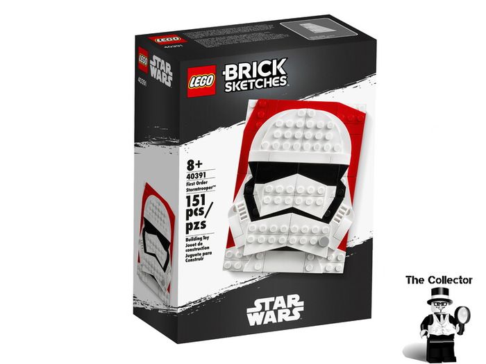 LEGO Star Wars Brick Sketches First Order Stormtrooper Set 40391 Brand New Factory Sealed