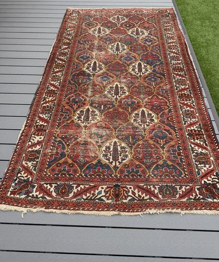 Vintage Persian Bakhtiari Tribal Rug (305 x 165 cm)
