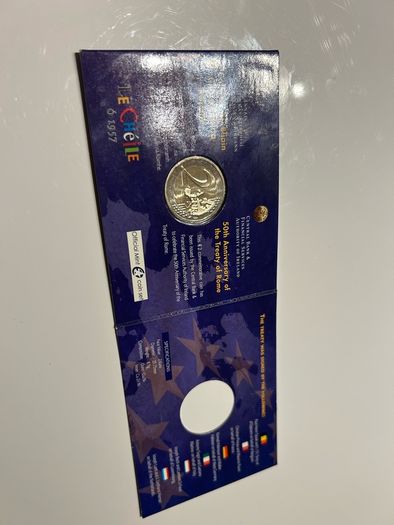Ireland 2 Euro Treaty of Rome 50th Anniversary Coin Set Official Mint Pack