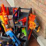 Nerf Elite Guns Rack With All Equipments Image 3