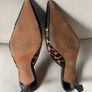 River Island leopard print kitten heels Image 3