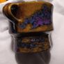 German Mid century unusual Glaze 2 handled ceramic Image 4