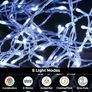 Icicle Lights Outdoor Christmas 2000 LED 60M Cool White Decorations String Fairy Lights with Timer for Xmas Garden & Party | Mains Powered Clear Cable Image 5