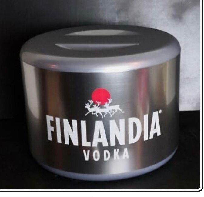2 ice bucket cooler finlandia for homebar pub man cave