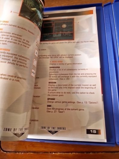 Zone of The Enders The Second Runner Special Edition PlayStation2 Ps2 games Original