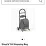 1 x Shop and Sit Trolley Grey/Black Image 9