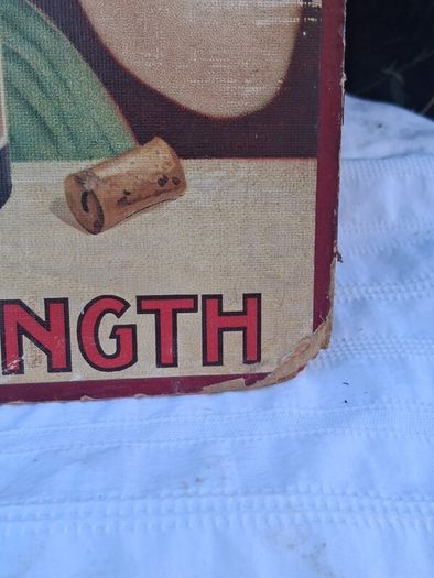 Original Wincarnis Art Nouveau Cardboard Sign