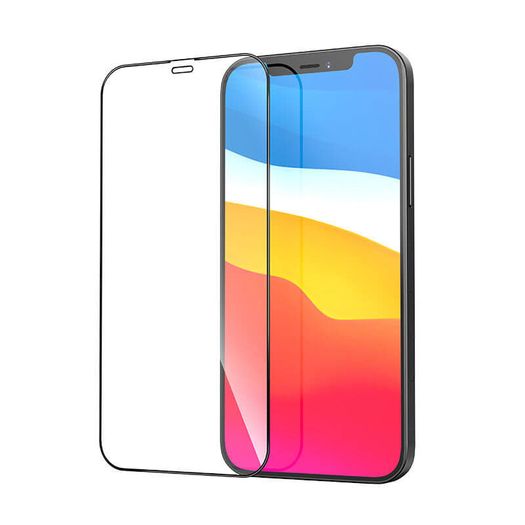 For iPhone 12 Pro Max Tempered Glass 9D Curved Screen Protector Full Coverage - FHT17IPTG