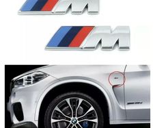 2 x BMW M Sport small wing badges - FREE POST