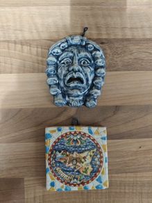 Sicilian Hand Painted Wall Plates