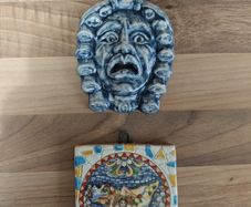 Sicilian Hand Painted Wall Plates
