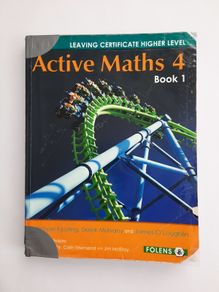 Secondary school book - ACTIVE MATHS 4 Book 1 for Leaving Certificate Higher Level